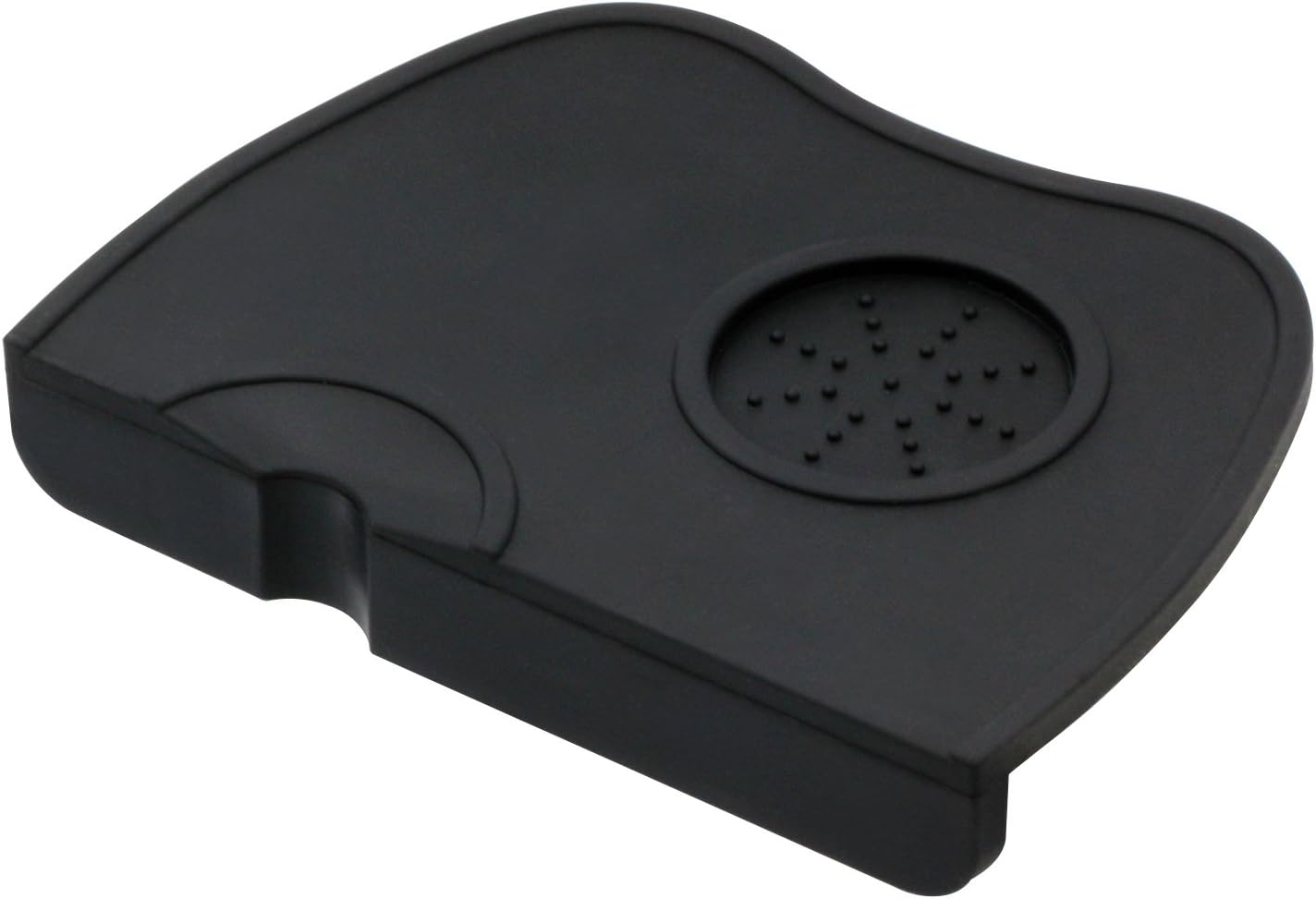 Handook Tamper Mat, Espresso Tamper Mat, 8.3 X 5.9 Inch Coffee Mat, Coffee Tamper Mat for Espresso Machine, Espresso Accessory, Barista Tools, Coffee Tamper Station, Espresso Pad for Counter (Black)