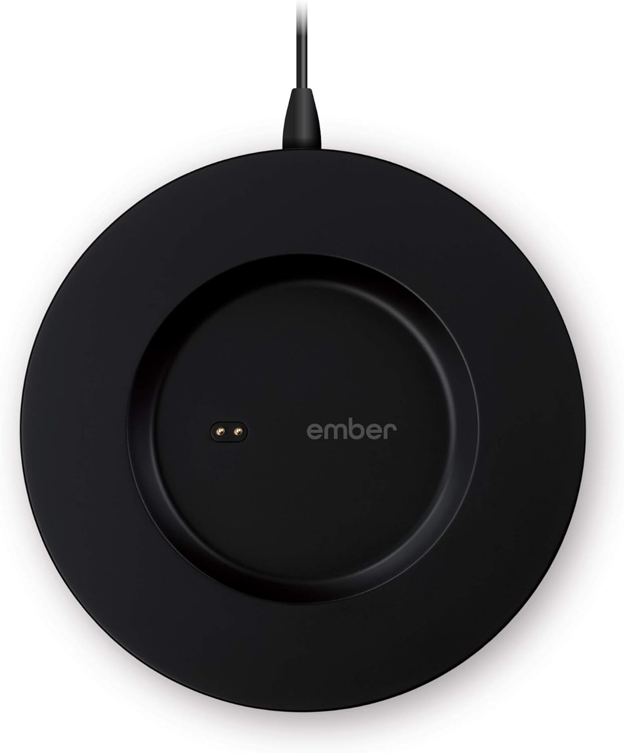 Ember Charging Coaster 2, Wireless Charging for Use with Ember Temperature Control Smart Mug, Black