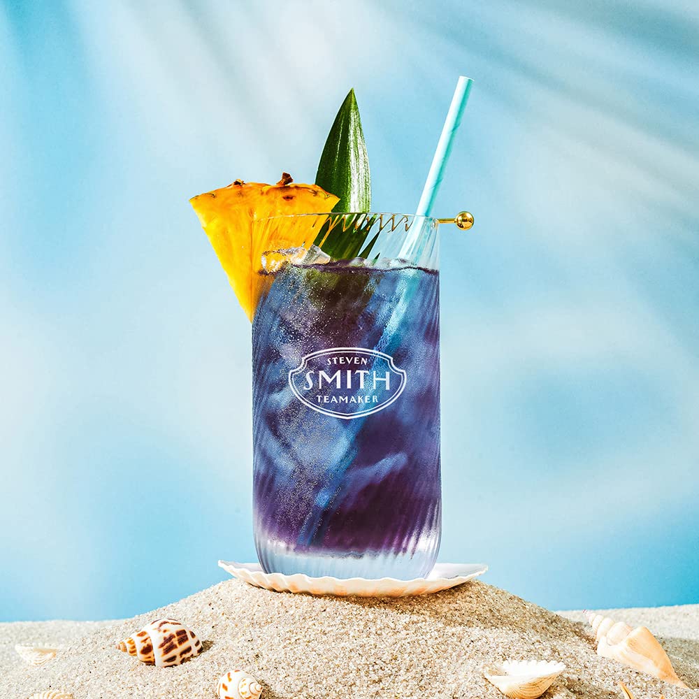 Steven Smith Teamaker Blackberry Jasmine Iced Tea No. 76 Refreshing, Caffeinated, Sustainably Grown Organic Full Leaf Green Iced Tea, 10 Count, 1 Quart Sachets