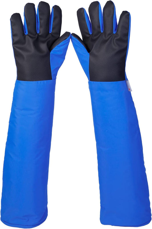 Cryogenic Gloves Low Temperature LN2 Liquid Nitrogen Protective Gloves Cold Storage Safety Frozen Gloves-