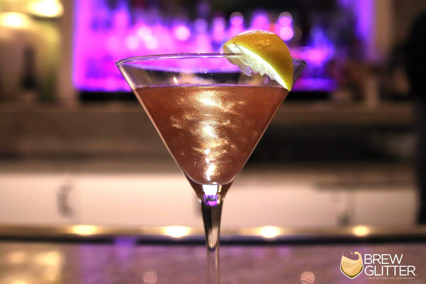 Orange BREW GLITTER Edible Glitter For Drinks, Cocktails, Beer, Garnish Glitter & Beverages | KOSHER & HALAL Certified | 100% Edible & Food Grade | Vegan, Gluten, Nut Free (25g Spray Pump, Orange)