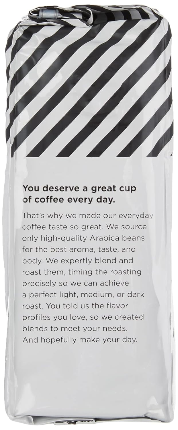 Amazon Fresh Decaf Colombia Ground Coffee, Medium Roast, 12 Ounce (Pack of 3)