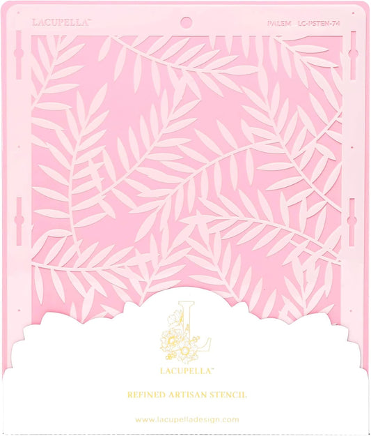 Cake Decorating Stencil for Tall Buttercream Cake, Royal Icing, Ganache, Paint, Airbrush (PALEM)