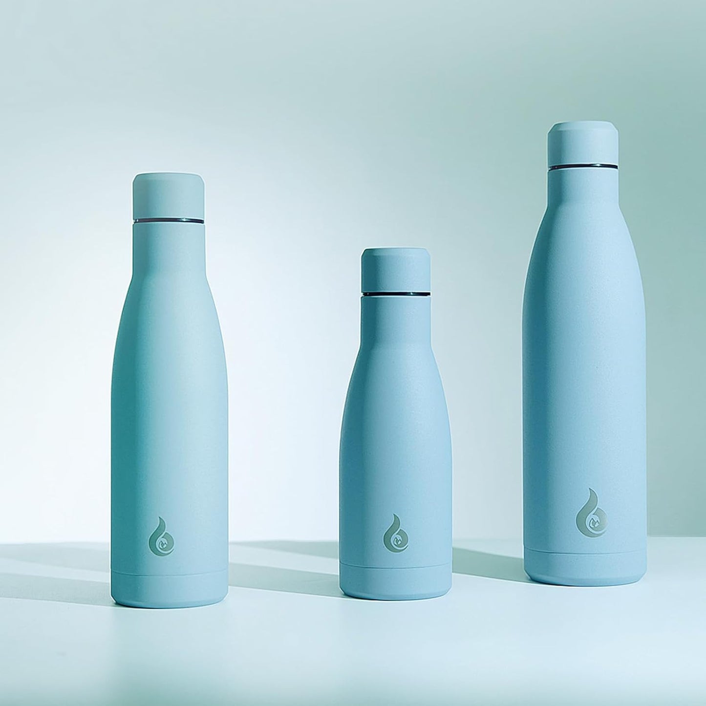 BJPKPK 25oz Insulated Stainless Steel Water Bottles Reusable Metal Travel Sports Water Bottle Keep Cold and Hot,Sky Blue