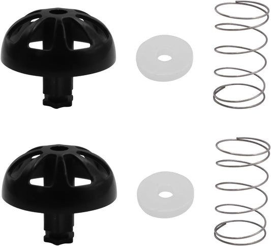 2 Pack Coffee Maker Brew Basket Stop Valve Kit 112435-000-000 185774-000-000 Compatible with Hamilton Beach Coffee Makers 990117900 990237500