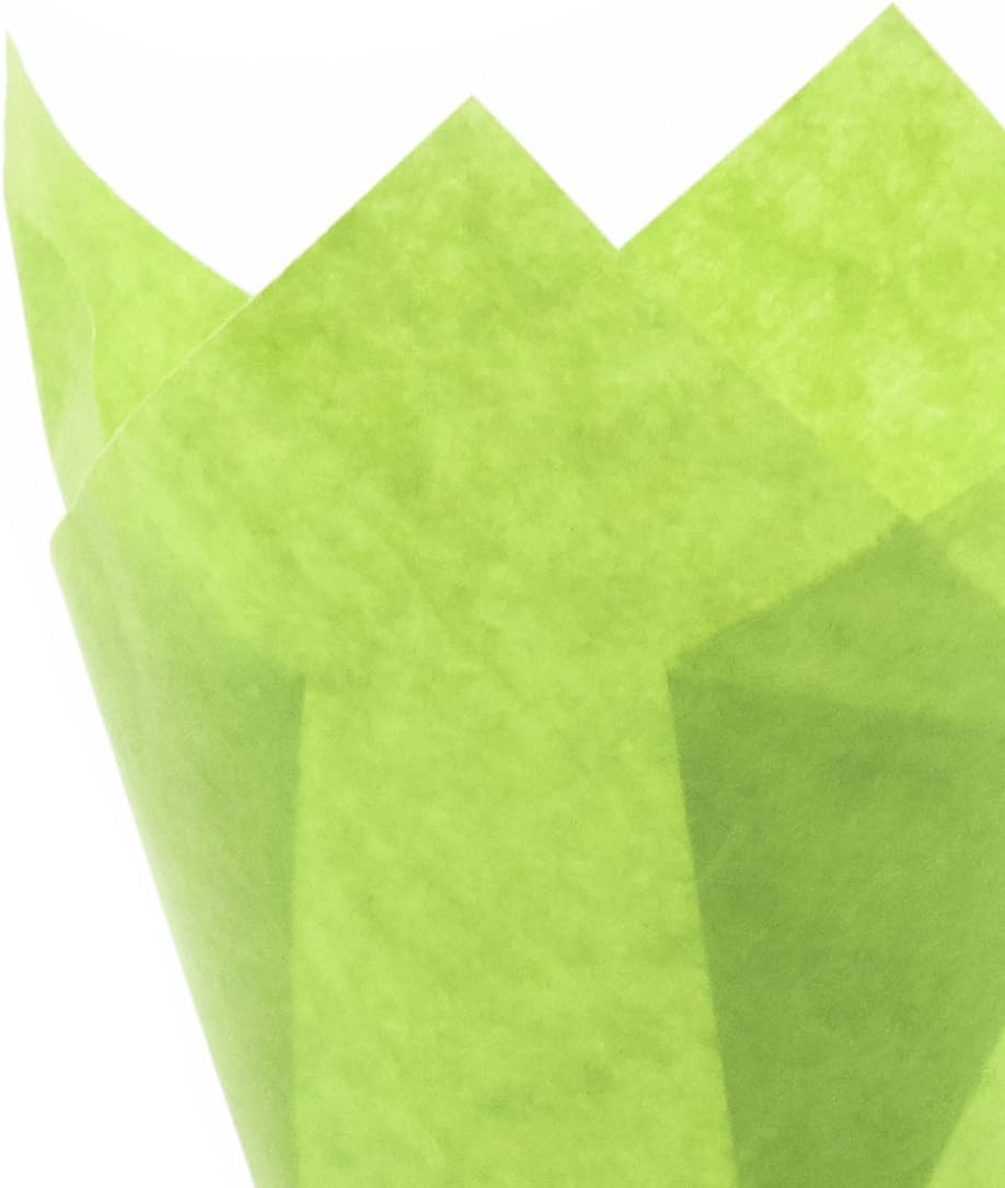Green Mini Tulip Baking Cups, 250pcs