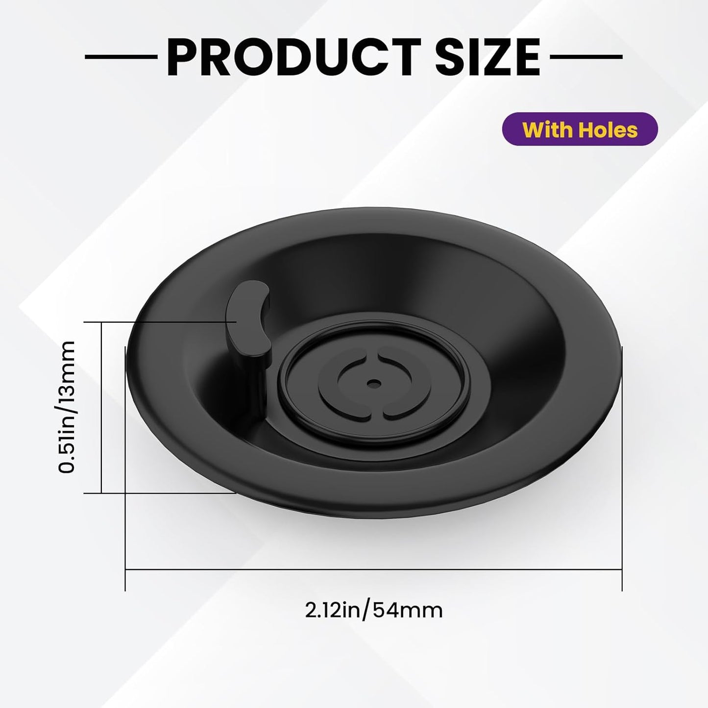 Espresso Backflush Cleaning Disc, 54mm Silicone Espresso Cleaning Disc for Most Espresso Machines BES980XL BES990 BES900XL BES920XL, 4 Pack