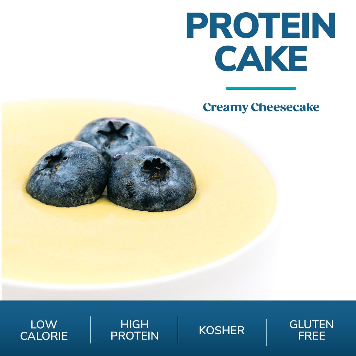 WonderSlim Protein Cake, Creamy Cheesecake, 12g Protein, Gluten Free (7ct)