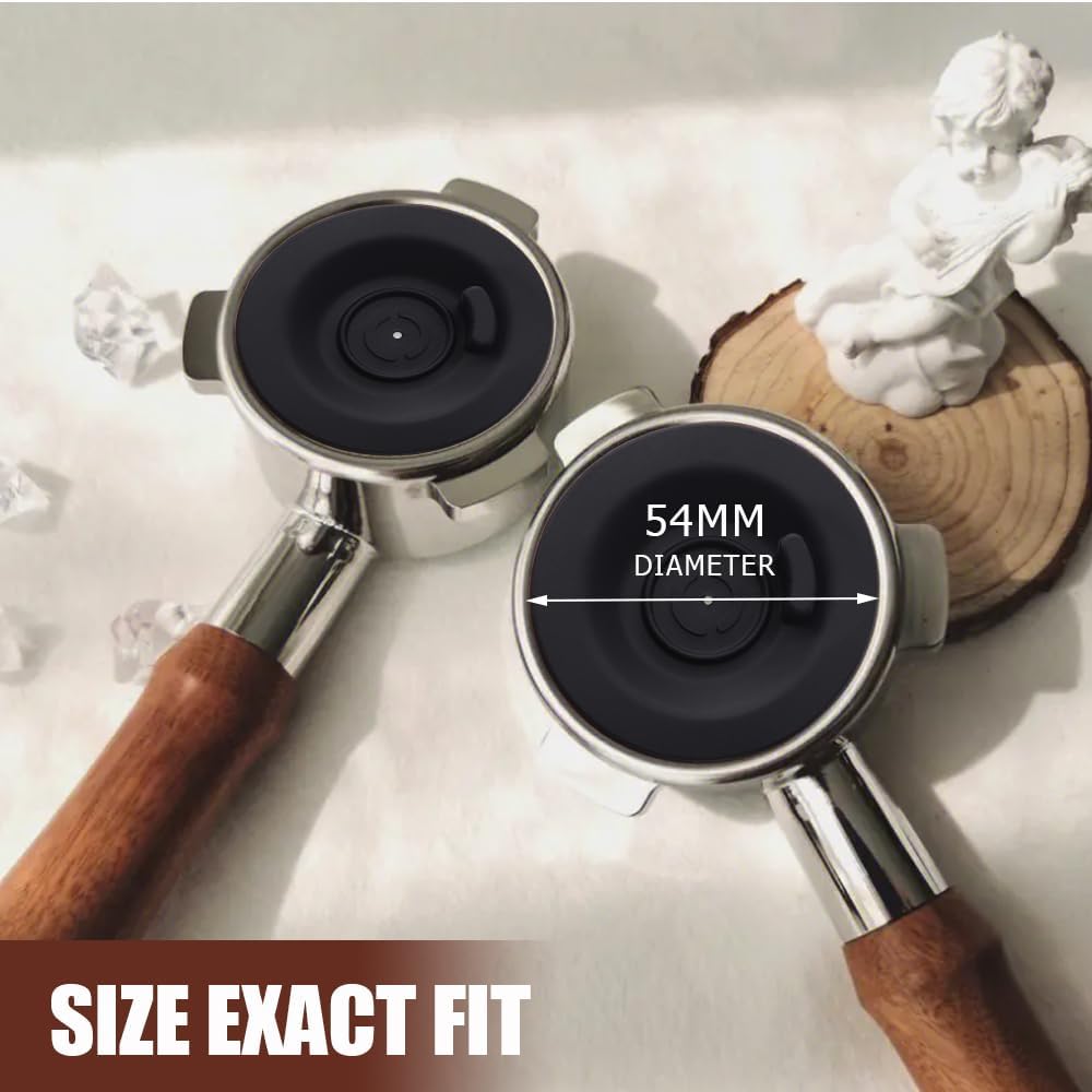 Dianrui 2 Pack Espresso Backflush Cleaning Disc 54mm (with Hole) for Breville Cleaning Disc for Breville Espresso Machine Part BES870XL/878/860/880/810/840/450/500