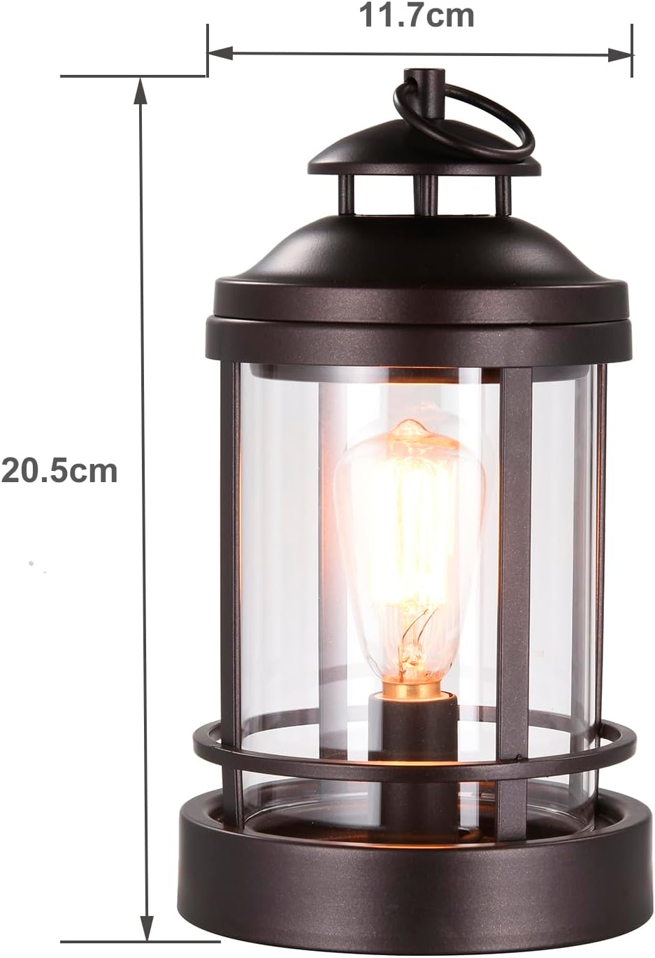 Electric Wax Warmer - Metal Wax Melting for Scented Wax, Edison Light Bulb Candle Wax Burner, for Home Decoration Office Wax Melting Melter, Gift (Retro, Castle)