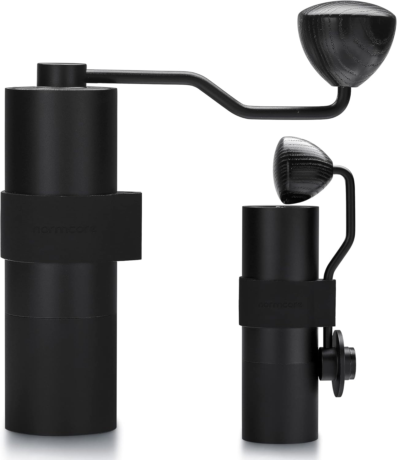 Normcore Manual Coffee Grinder V2-38mm Titanium Contemporary Conical Burr - Hand Grinder - Adjustable Settings - For Espresso, Aeropress, Pour over, French Press