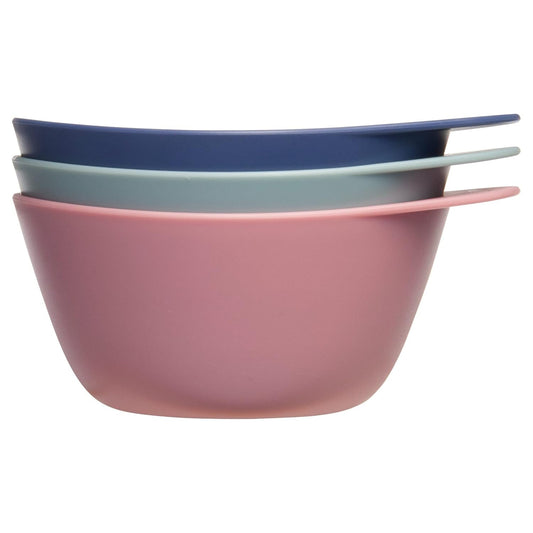 Fromm Color Studio Mixing Bowls for Hair Color, Hair Dye, Bleach and Treatments with Spill Proof Rubberized Base, 10 Ounce, 3 Pack