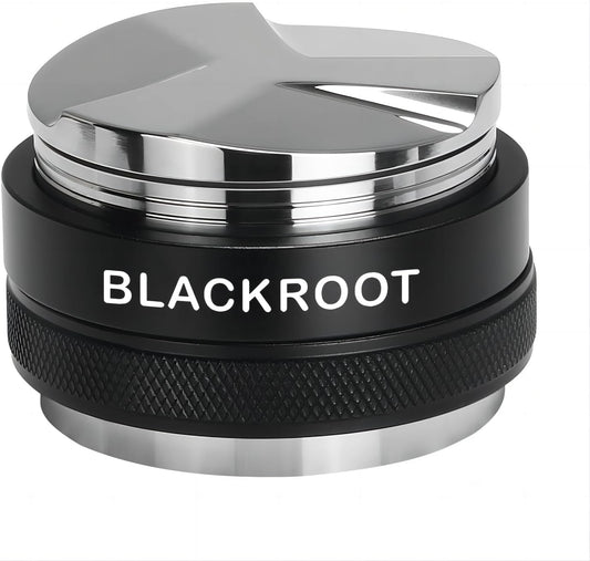 BLACKROOT 51mm Precision Coffee Distributor and Tamper, Dual Head Leveler Tool with Adjustable Depth for Consistent Espresso Puck Prep, Fits 51mm Portafilters