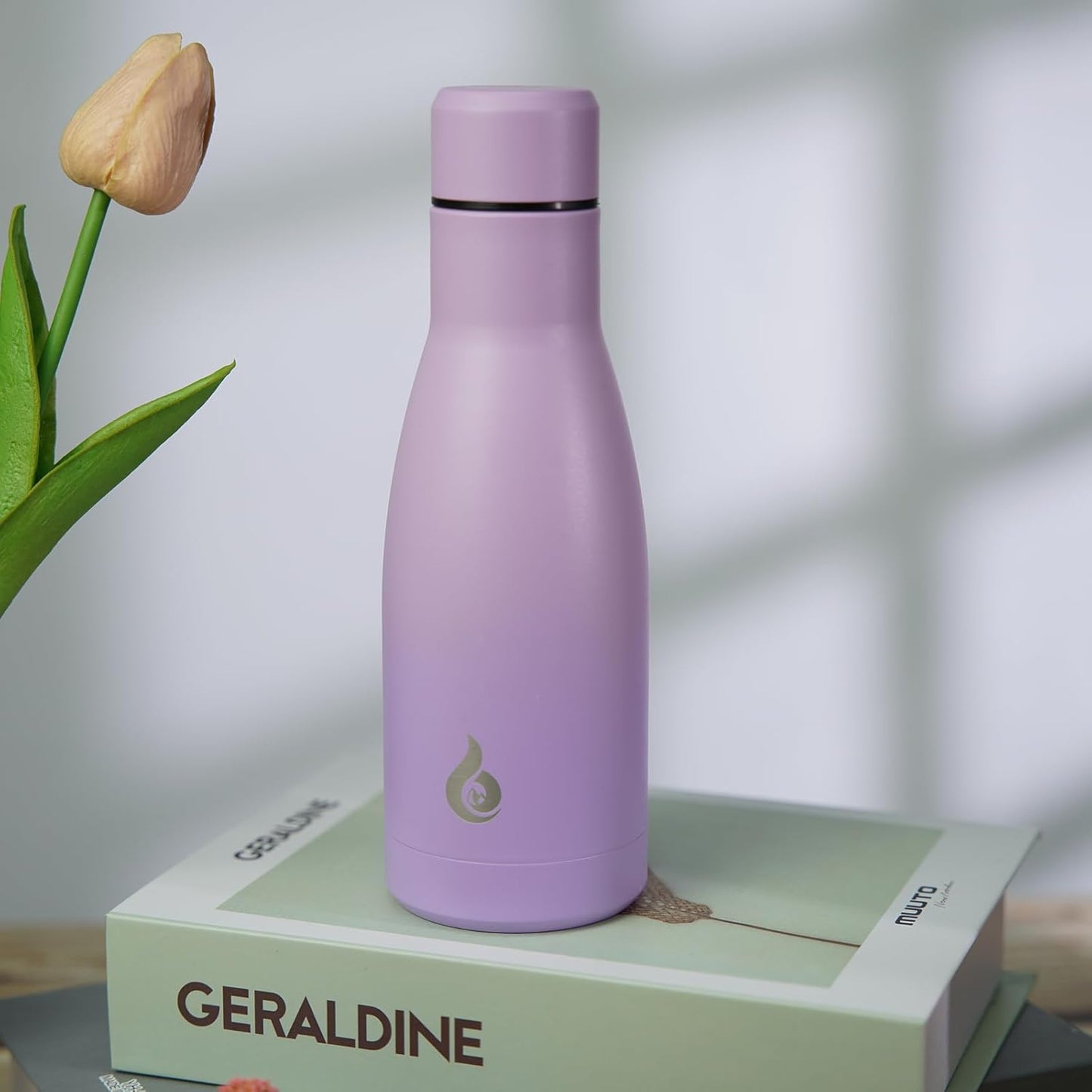 BJPKPK 25oz Insulated Stainless Steel Water Bottles Reusable Metal Travel Sports Water Bottle Keep Cold and Hot,Dreamy Purple