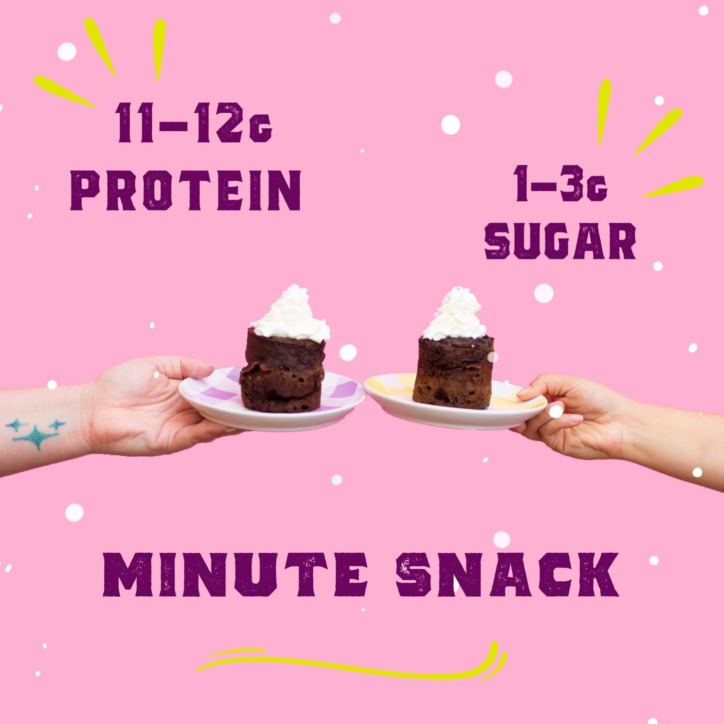 Sweet Logic Keto Dessert Mug Cake Mixes - Blueberry Muffin - Low Sugar - Gluten-Free - Low Carb - Diabetic-Friendly Sweets - Natural Ingredients - High Protein - Delicious Keto Treats (4 Pack)