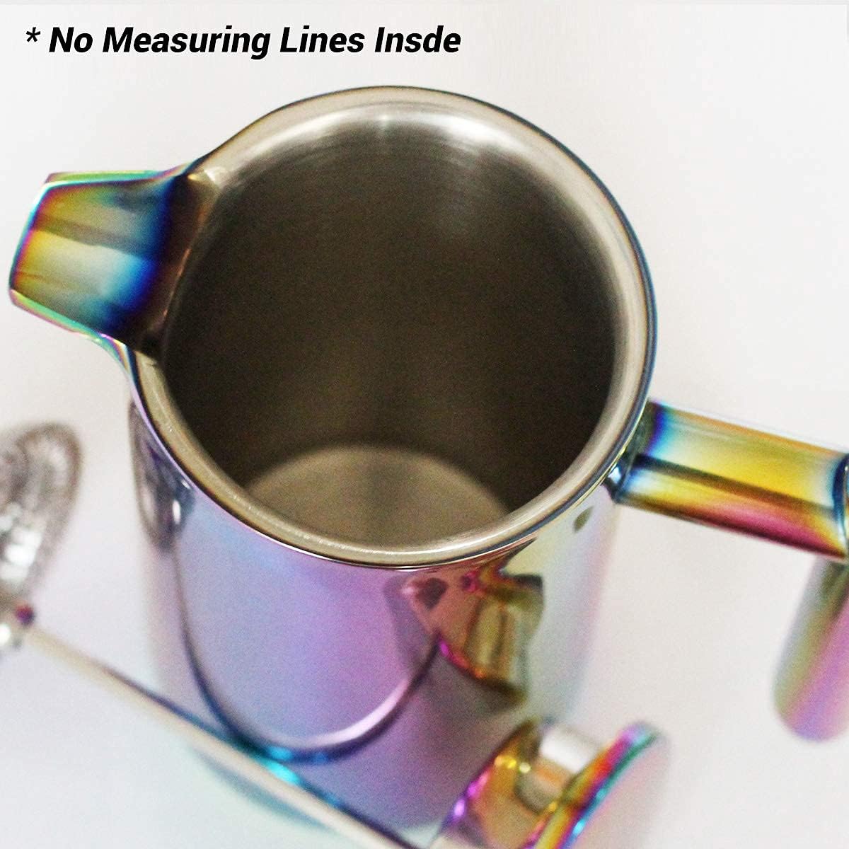 French Press Coffee Maker – 1 or 2 Cups Small Stainless Steel Coffee Maker Double Walled French Press Rainbow 12oz/350ml