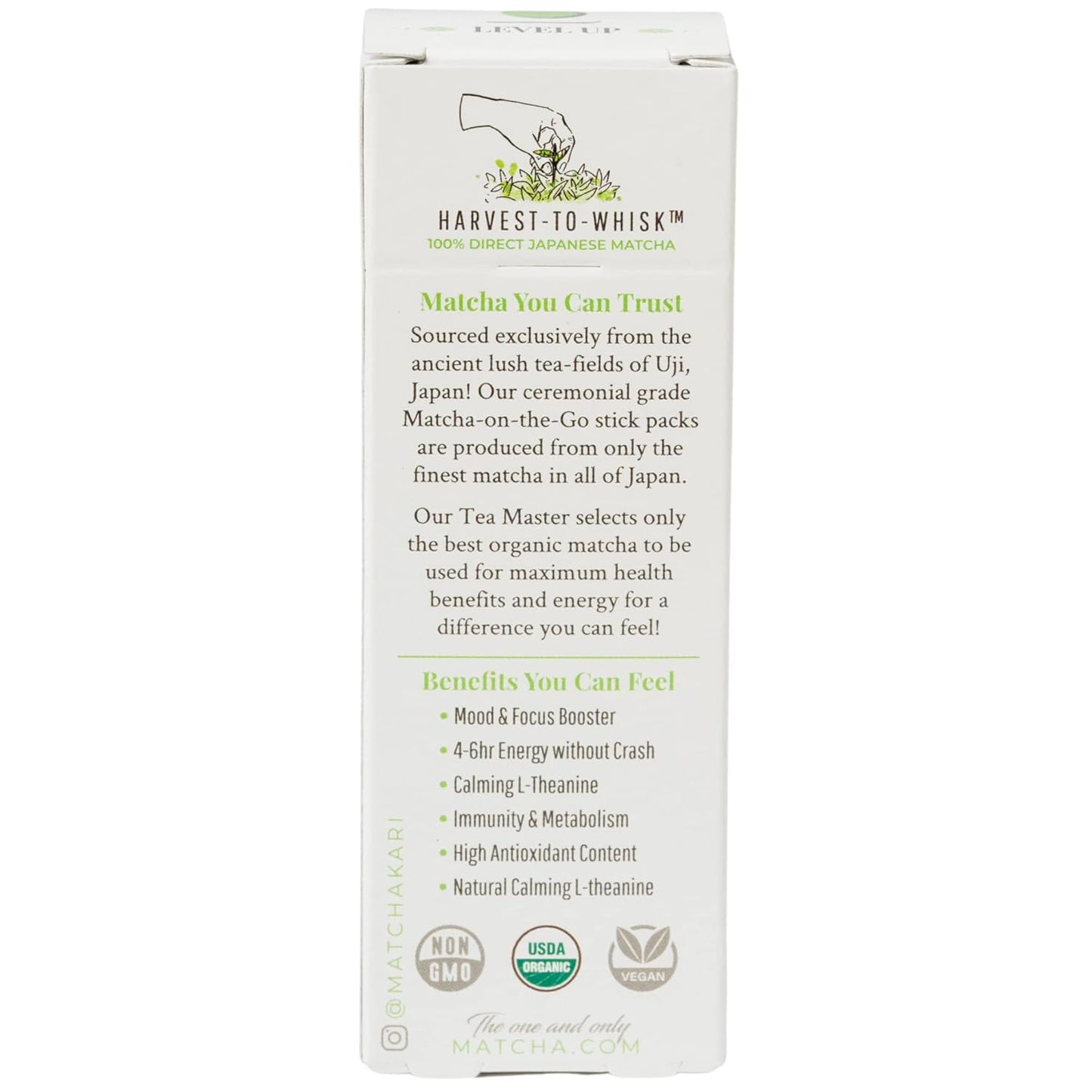 Matcha Green Tea Powder Single Serving Sticks, Dr. Weil's Ceremonial Organic Matcha Powder Singles Packets - Individual Tea Packets (6)