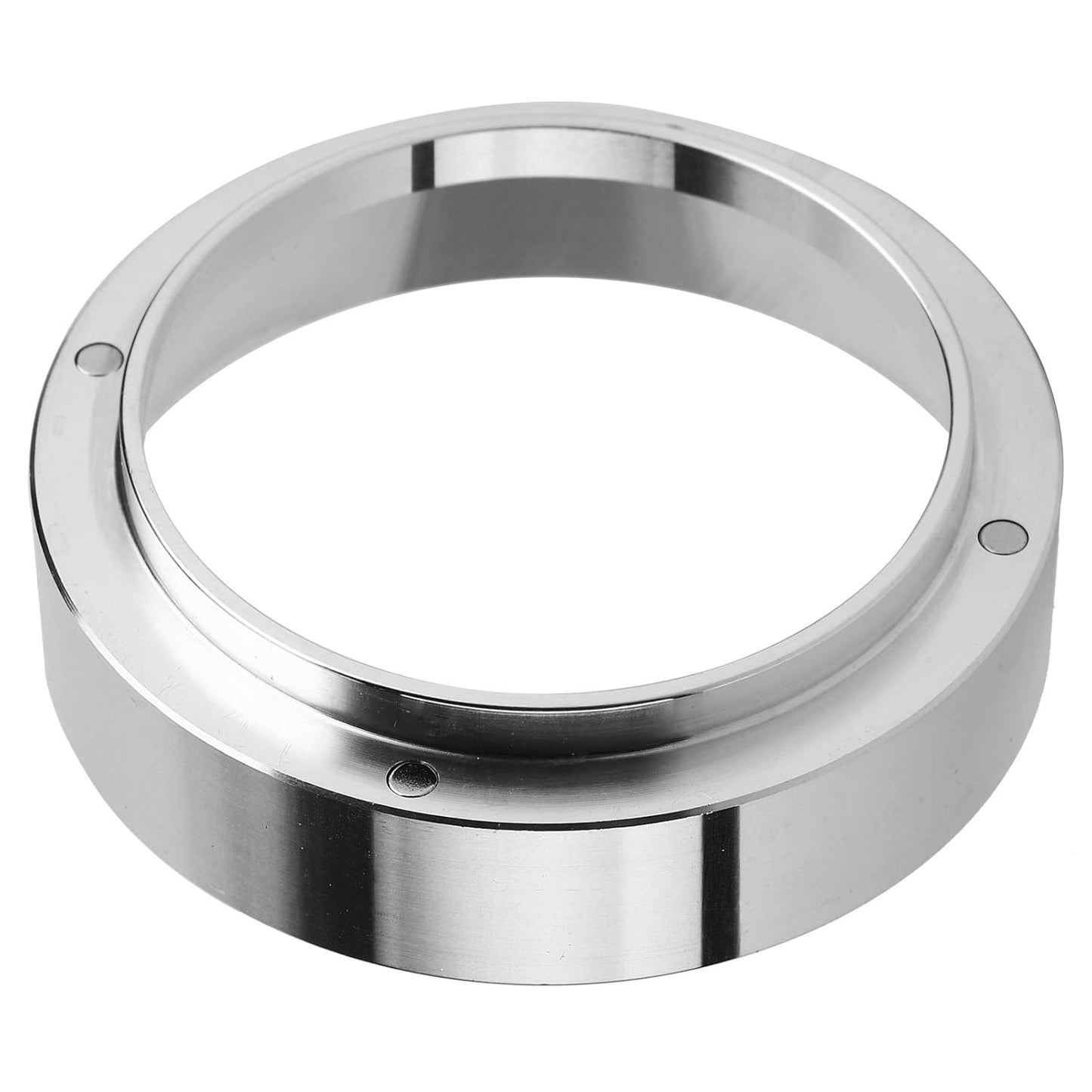 51mm Dosing Funnel, Zinc Alloy Coffee Dosing Funnel Ring,Magnetic Espresso for Coffee Machine,Silver