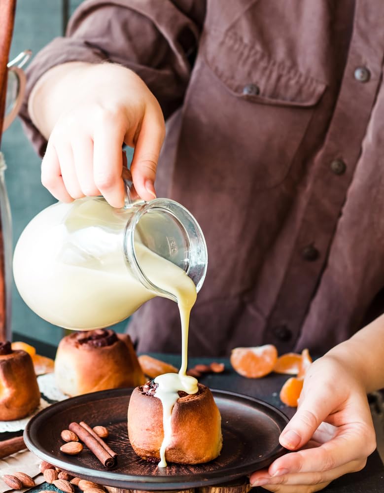 A Blend Above Sinfully Cinnabun dip Mix - No-Bake Desserts, All Natural, Vegan, Gluten Free, No MSG - Instant Dessert Mix, Fruit Dip, Bagel Topping, Frosting, Cheesecake Filling - Makes 16 Oz (Pack of 3)