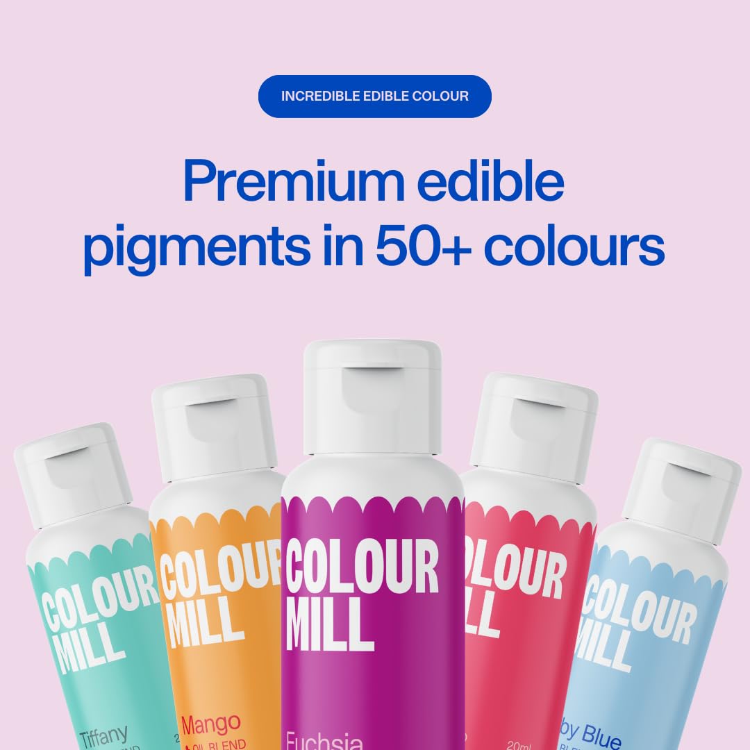 Colour Mill Oil-Based Food Coloring, 20 Milliliters Merlot (0.68 Fl Oz)