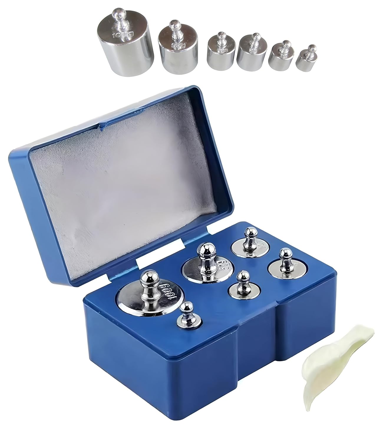 MAGIKON Precision Steel Scale Calibration Weight Kit, M2 Class, 205 Gram