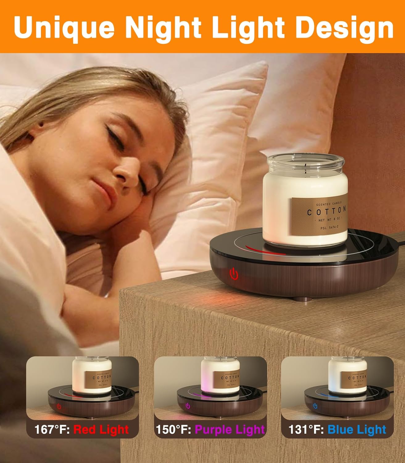 Coffee Mug Warmer & Kepwam Mug Set, Gravity Sensor Cup Warmer for Desk with LED Light, 3 Temp Settings & 6H Auto Shut Off, Coffee Warmer Plate for Coffee,Tea - Coffee Lovers Present for Men Women