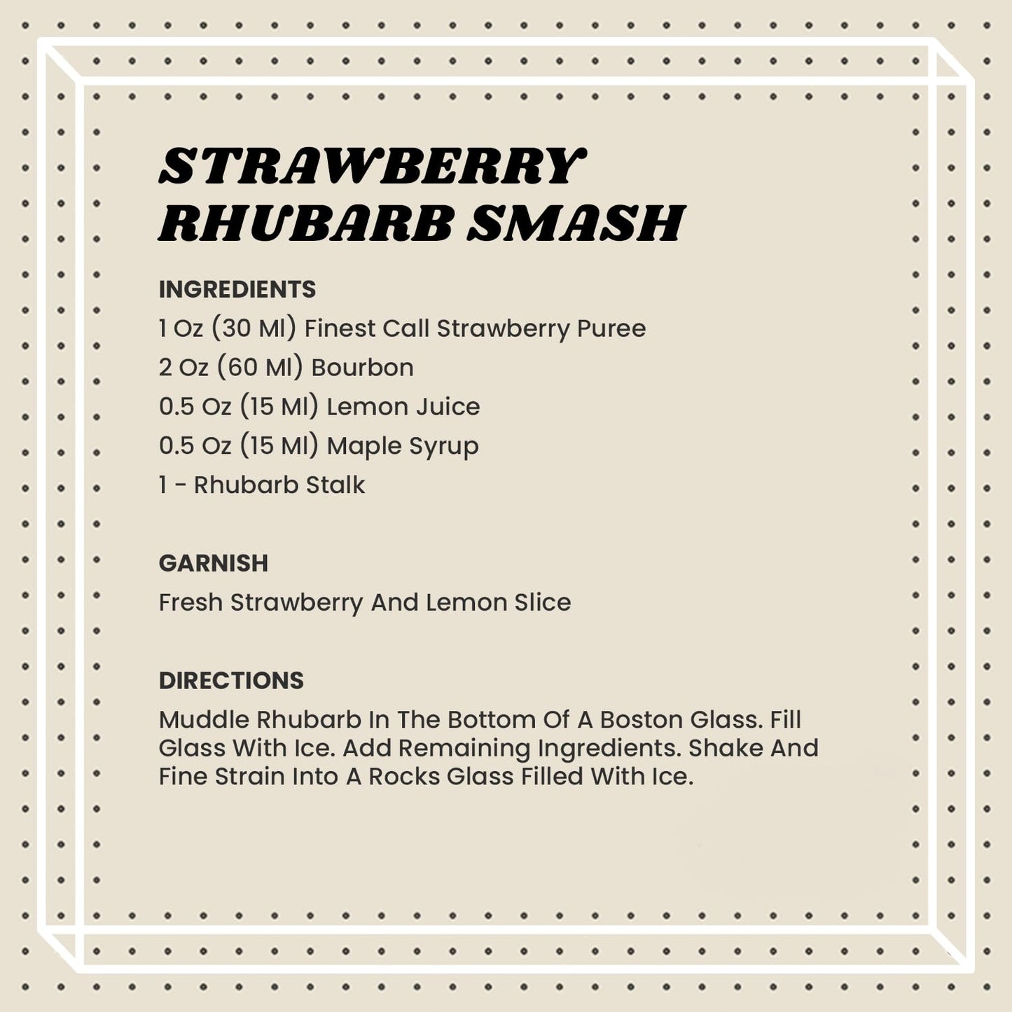 Finest Call Premium Strawberry Puree Drink Mix, 1 Liter Bottle (33.8 Fl Oz), Pack of 6