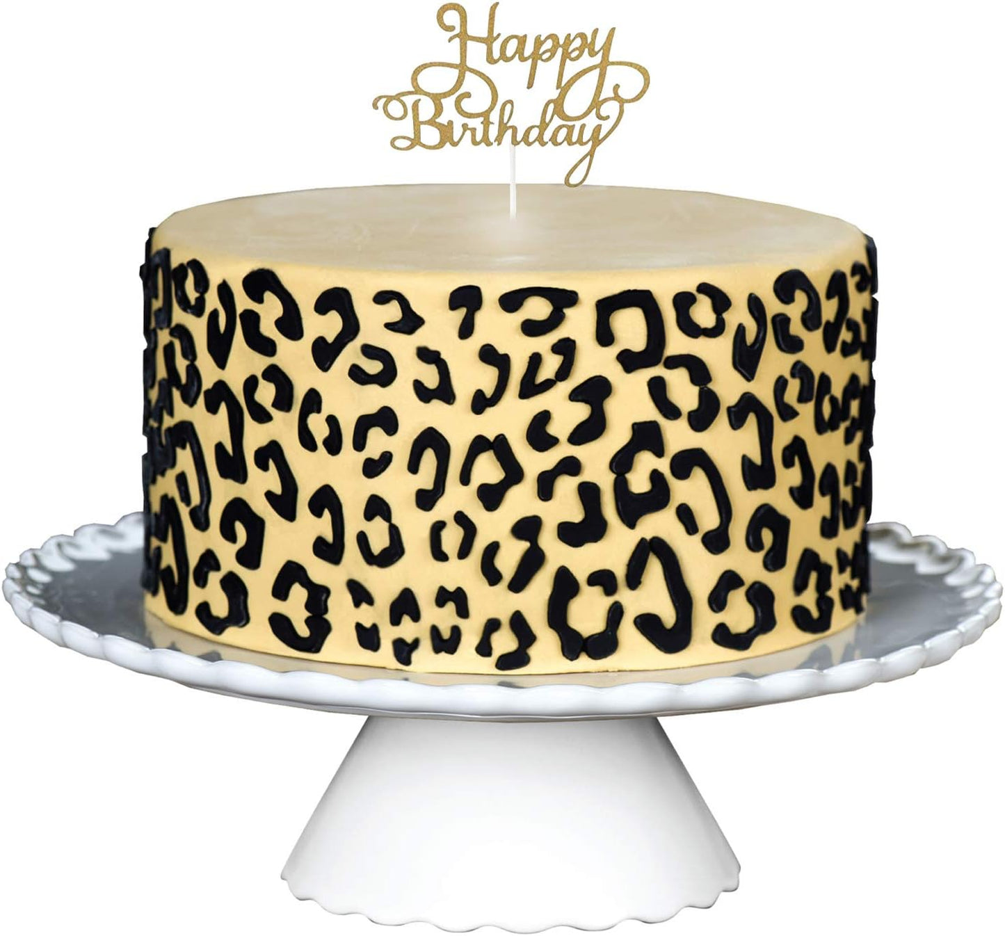 CrafTreat Reusable Cheetah Print Stencil – 6x6 Inch Cheetah Skin Pattern for Cake Decorating, Furniture Painting, DIY Crafts, and Home Décor Projects