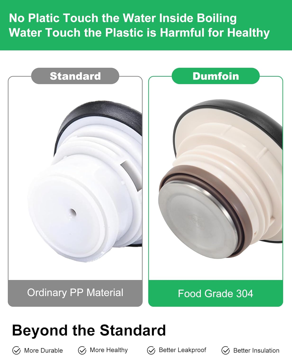 68 Oz Thermal Coffee Carafe, Stainless Steel Insulated Vacuum Coffee Carafes For Keeping Hot, 2 Liter Carafe for Hot Liquids (Black)