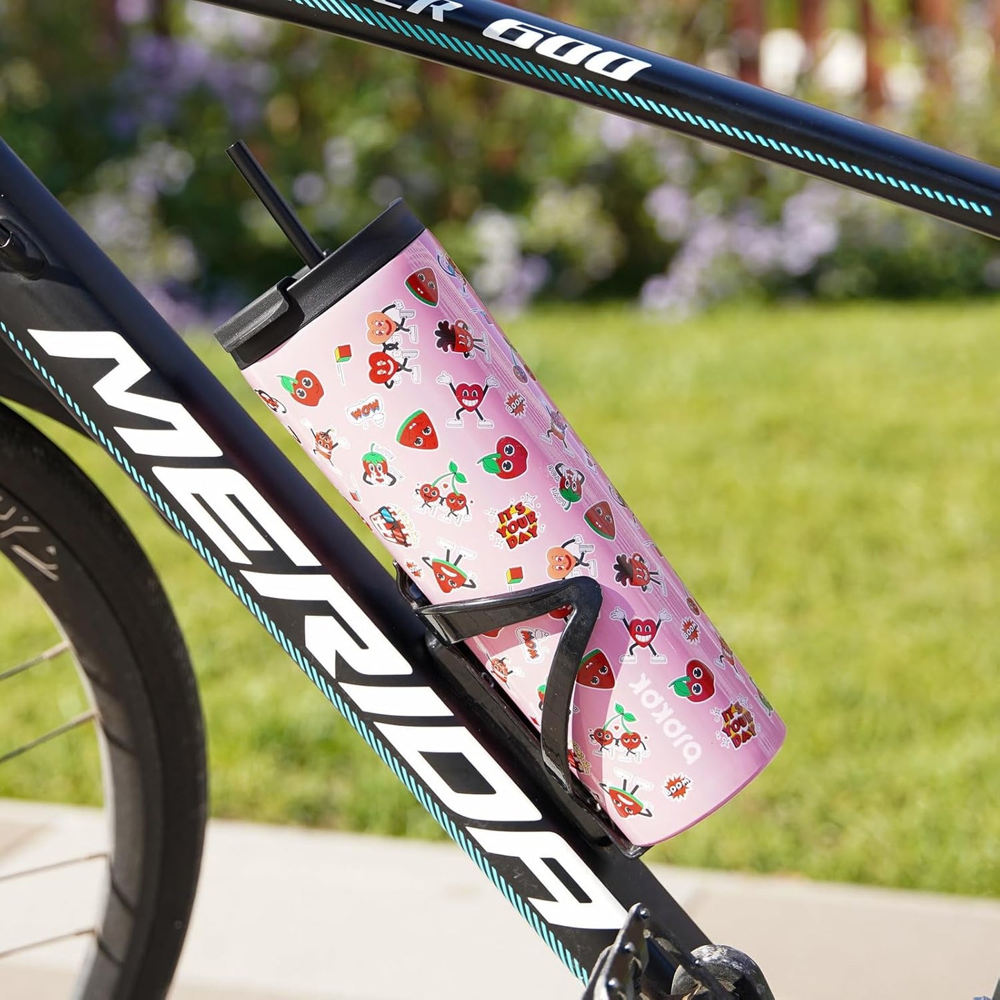 BJPKPK 26oz Tumbler With lid And Straw Stainless Steel Travel Coffee Mug Insulated Tumblers Cups,Yummy