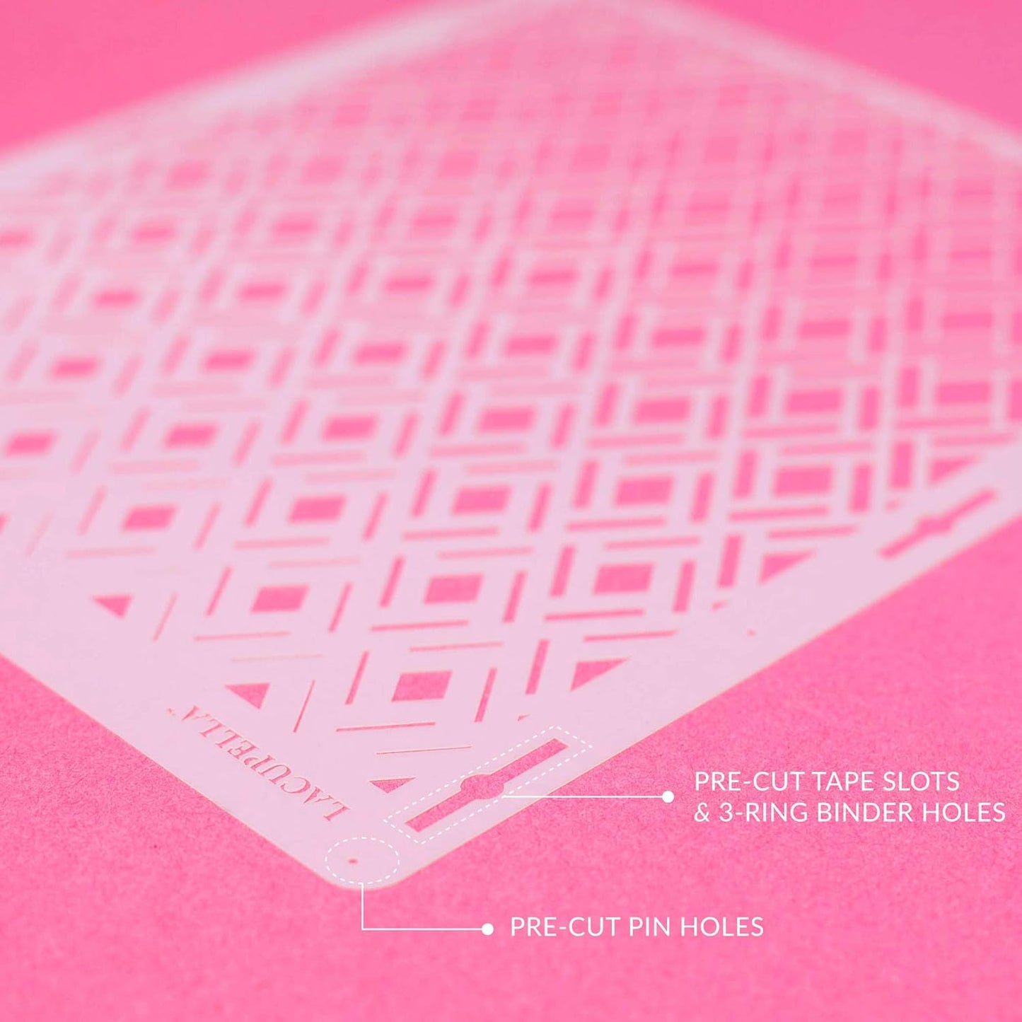 Cake Decorating Stencil for Tall Buttercream Cake, Royal Icing, Ganache, Paint, Airbrush (DAX)