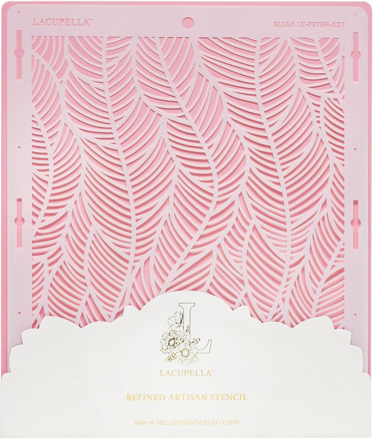 Stacking Leaf Large Cake and Baking Decorating Stencil (ELLEA)