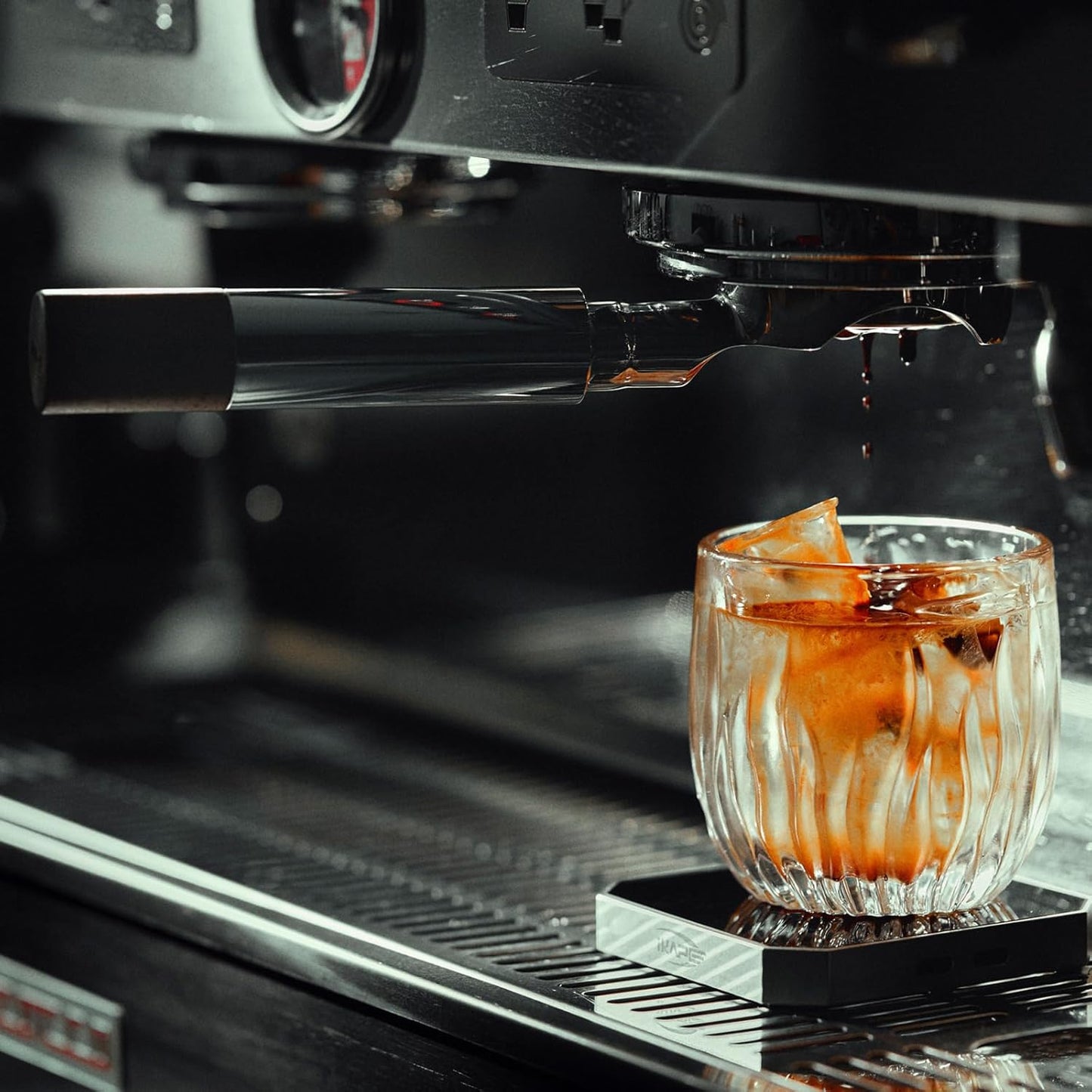 IKAPE 54mm Bottomless Naked Portafilter, Suitable for 54mm Breville Barista Series BES870/880 Machine & Solis Barista Machines (Included 18g Capacity Filter Basket)