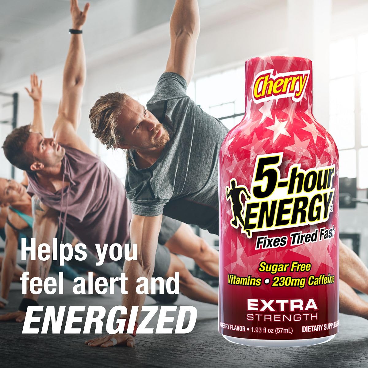 5-hour ENERGY Extra Strength Energy Shot, Cherry Flavor,1.93oz, 20-Pack, Zero Sugar
