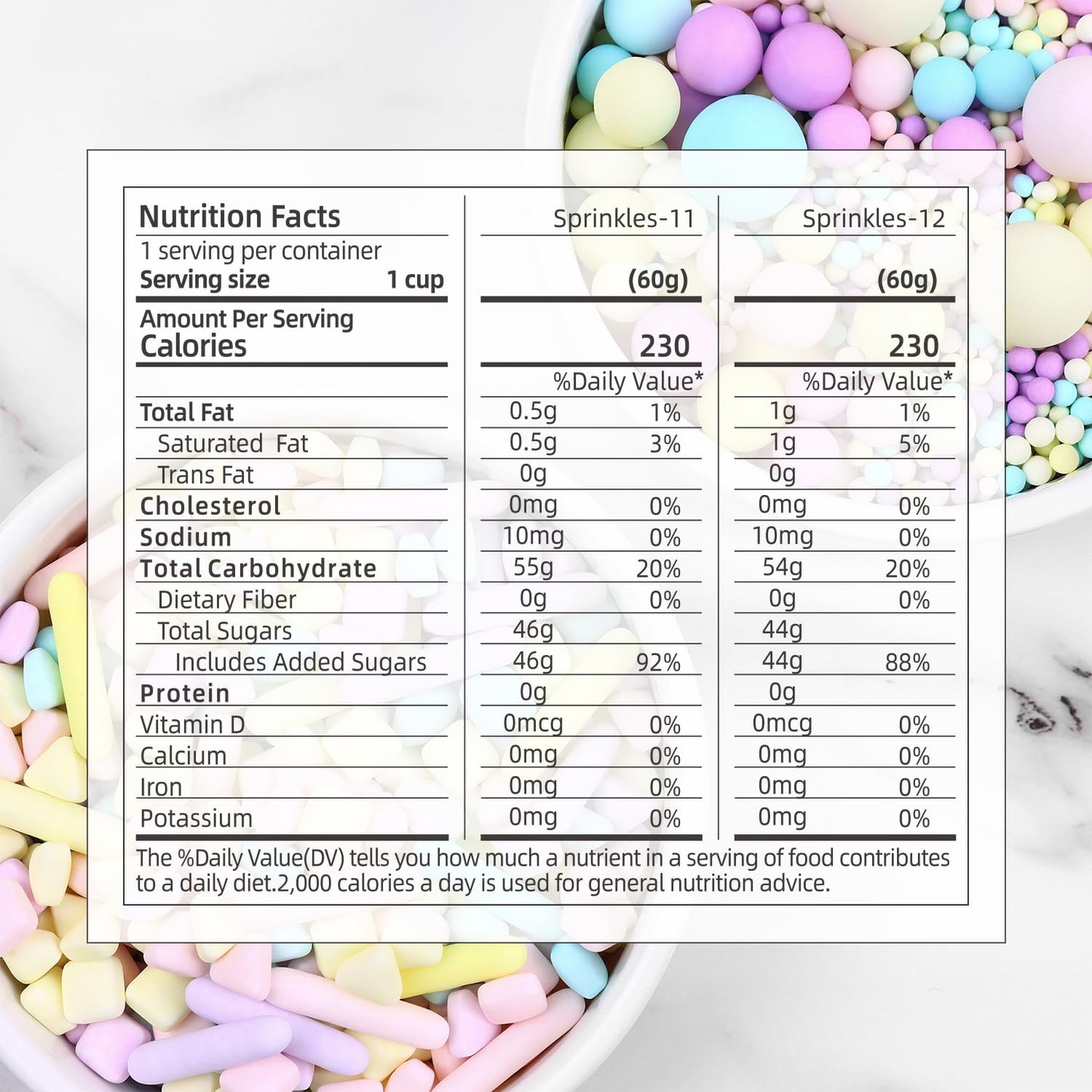 Edible Pearls for Cake Decorating, Matt Pearl Sprinkles, Pastel Sugar Sprinkles, Cube Sprinkles, Pearl Sprinkles for Cake, Cupcakes, Macaron, Ice Cream, and Cookies. (120g/4.2oz)
