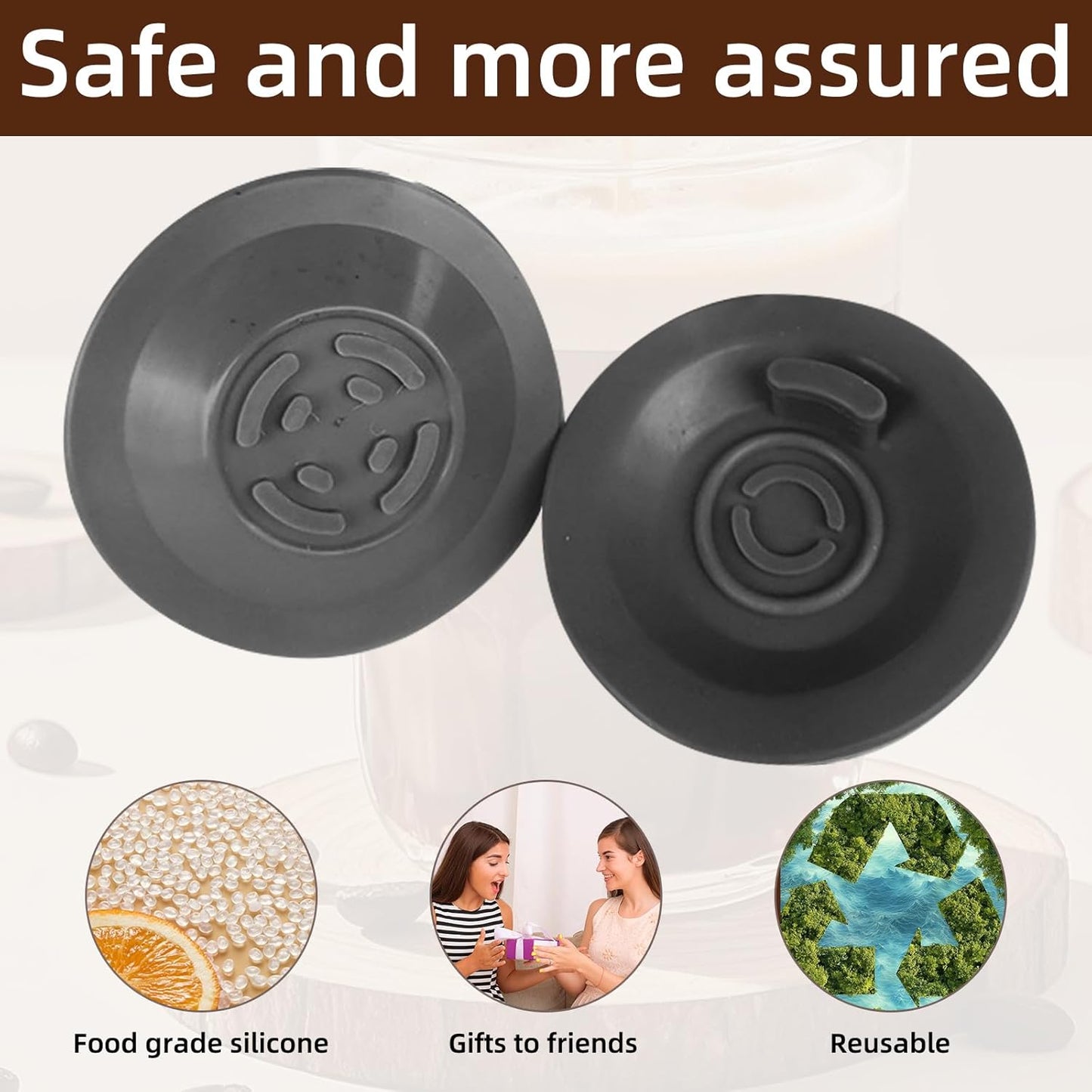 3 Pcs Espresso Backflush Cleaning Disc 54mm Compatible with Breville Espresso Machines, Silicone Cleaning Disc Compatible with BES870XL/878/860/ 880/810/840, for Cafe Restaurant Office Home