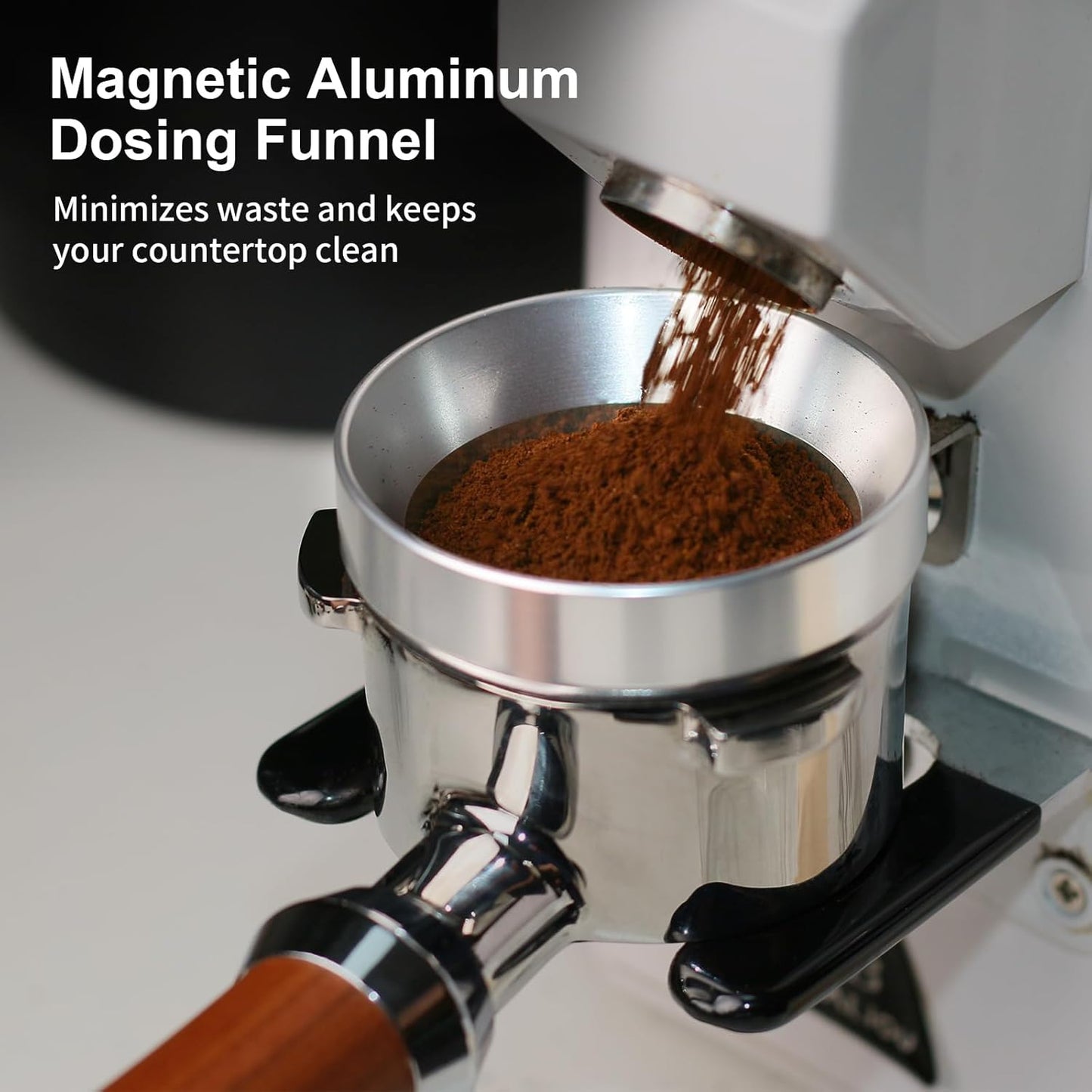 51mm Espresso Tamper Set, 5-IN-1 Espresso Accessories Kit with Coffee Tamper, WDT Tool, Dosing Funnel, Non-slip Mat and Cleaning Brush