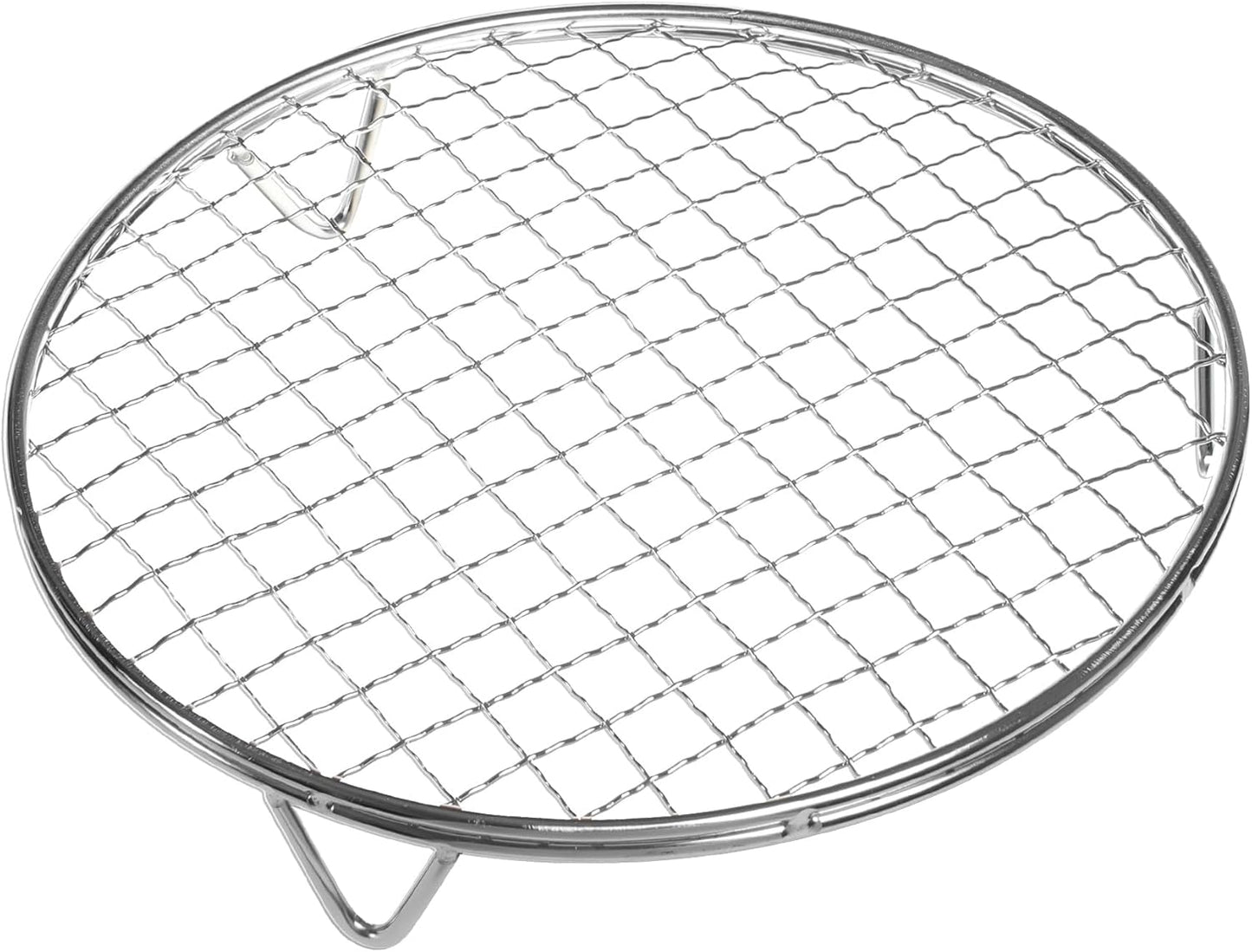 KEESHA 8.3 Inch Cooling Rack - 304 Stainless Steel Dish Rack for Cooking and Baking - Premium Steamer Rack, Canning Rack - Stackable Cake Cooling Rack