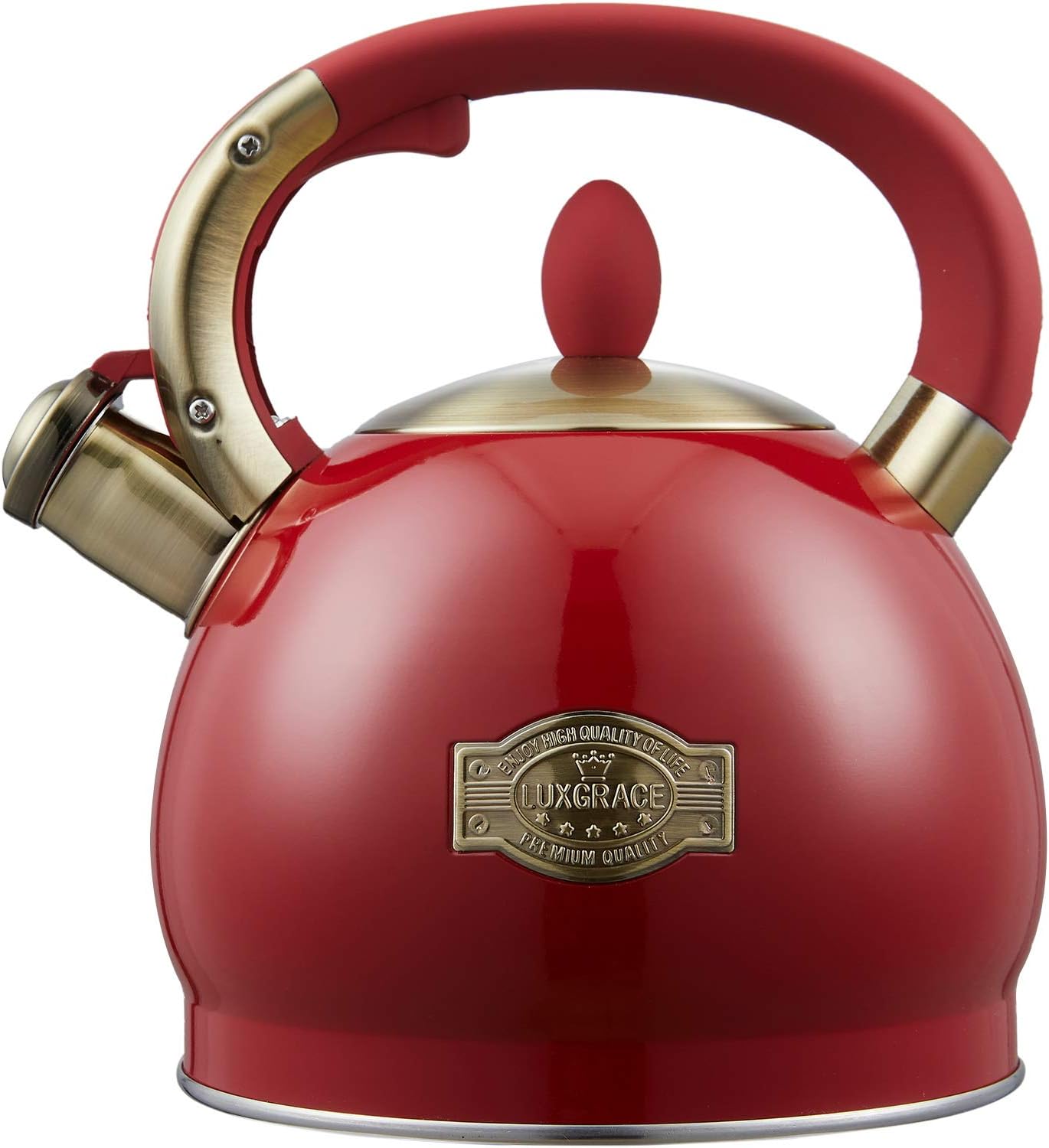 Tea Kettle -2.8 Quart Tea Kettles Stovetop Whistling Teapot Stainless Steel Tea Pots for Stove Top Whistle Tea Pot