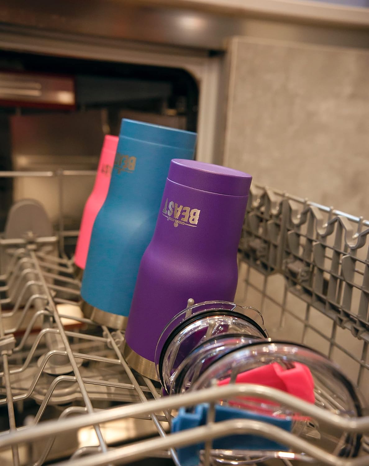 Beast 40 oz Tumbler Stainless Steel Vacuum Insulated Coffee Ice Cup Double Wall Travel Flask (Stormy Sky Blue)