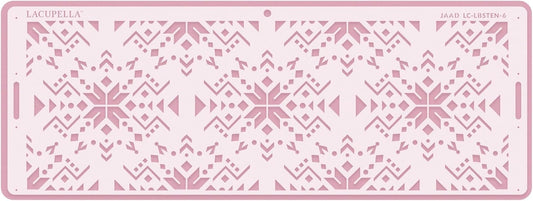 Long Border Cake Stencil, 4" x 12.75" (JAAD)