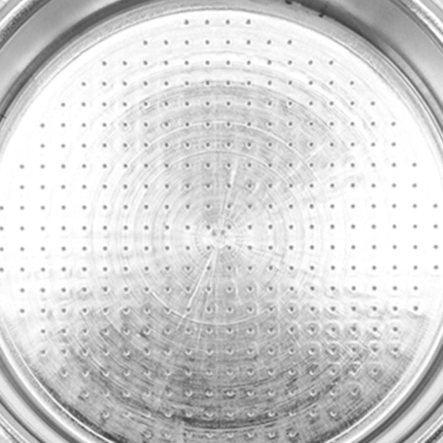 Double Cup Stainless Steel Coffee Filter 51mm, Double Layer Pressurized Filter for Portafilter Coffee Machine, Dual Non-pressurized Coffee Machine Replacement Accessories