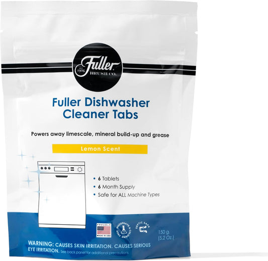 Fuller Dishwasher Cleaner Tabs - Lemon Scent (4)