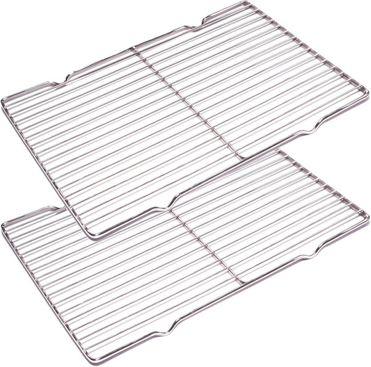 2Pcs Stainless Steel Cooling Racks, Cooling Racks for Cooking and Baking, Cookie Cooling Rack, Oven Cooling Racks for Cooking