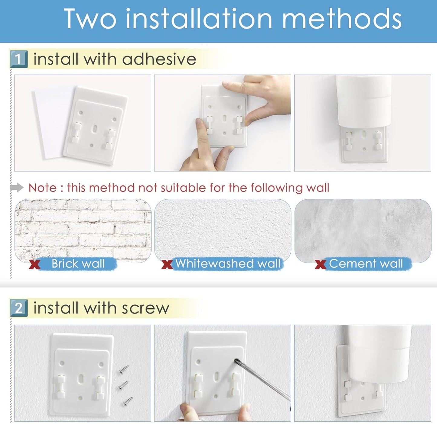 Cup Dispenser Medium Pull Type, Paste or Screw Plate Mountable Cup Holder, Fits 5oz - 7oz Cone or Flat Bottom Cups, 16” Tube Length, Mounting Water Dispenser Cooler or Wall (Medium, White)