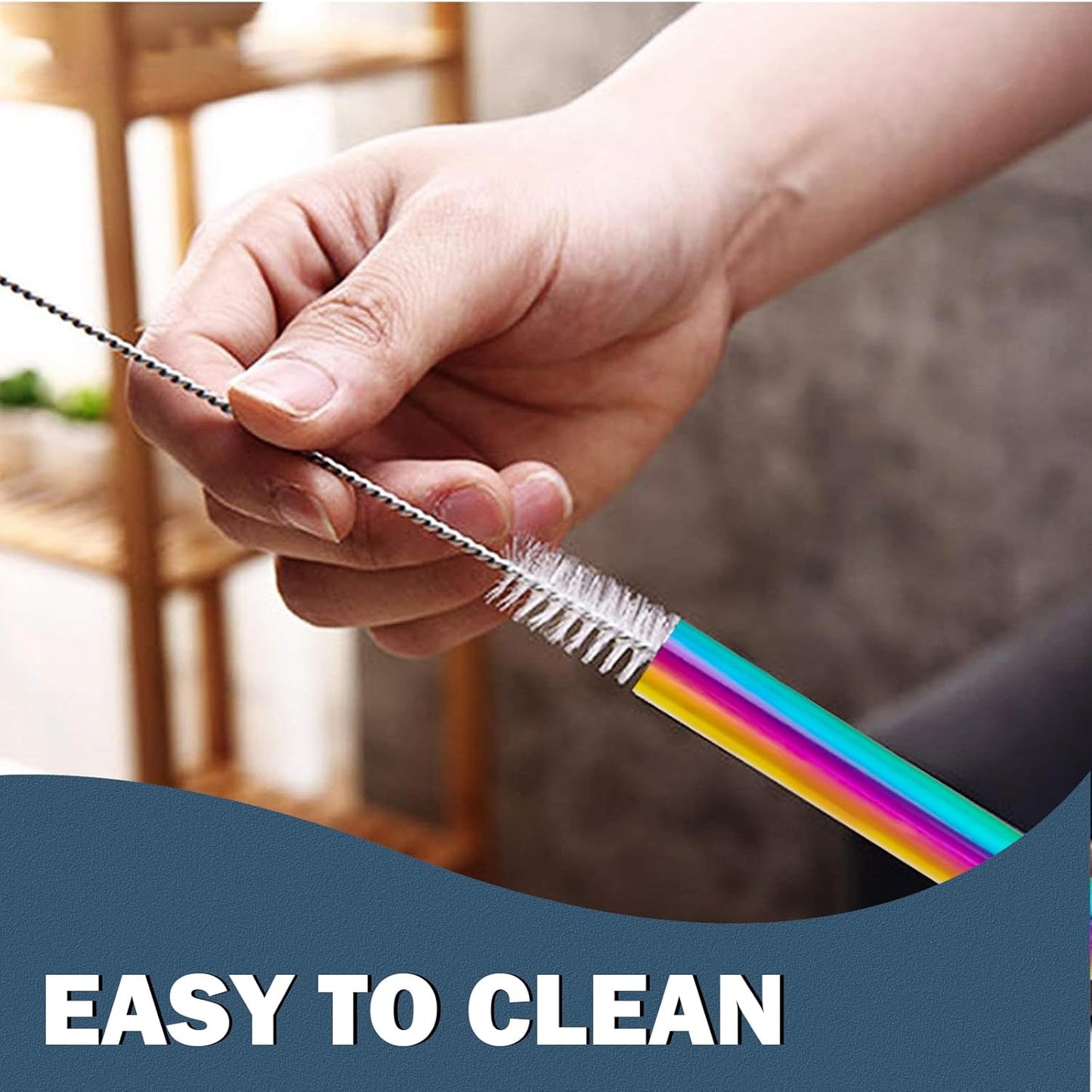 for Stanley Quencher 40oz Tumbler 6x Metal Stainless Steel Straws, 12inch Replacement Extra Long/Tall Straws for Stanley Cup 40oz Drinking Reusable Accessories (6x Straight, Colorful)