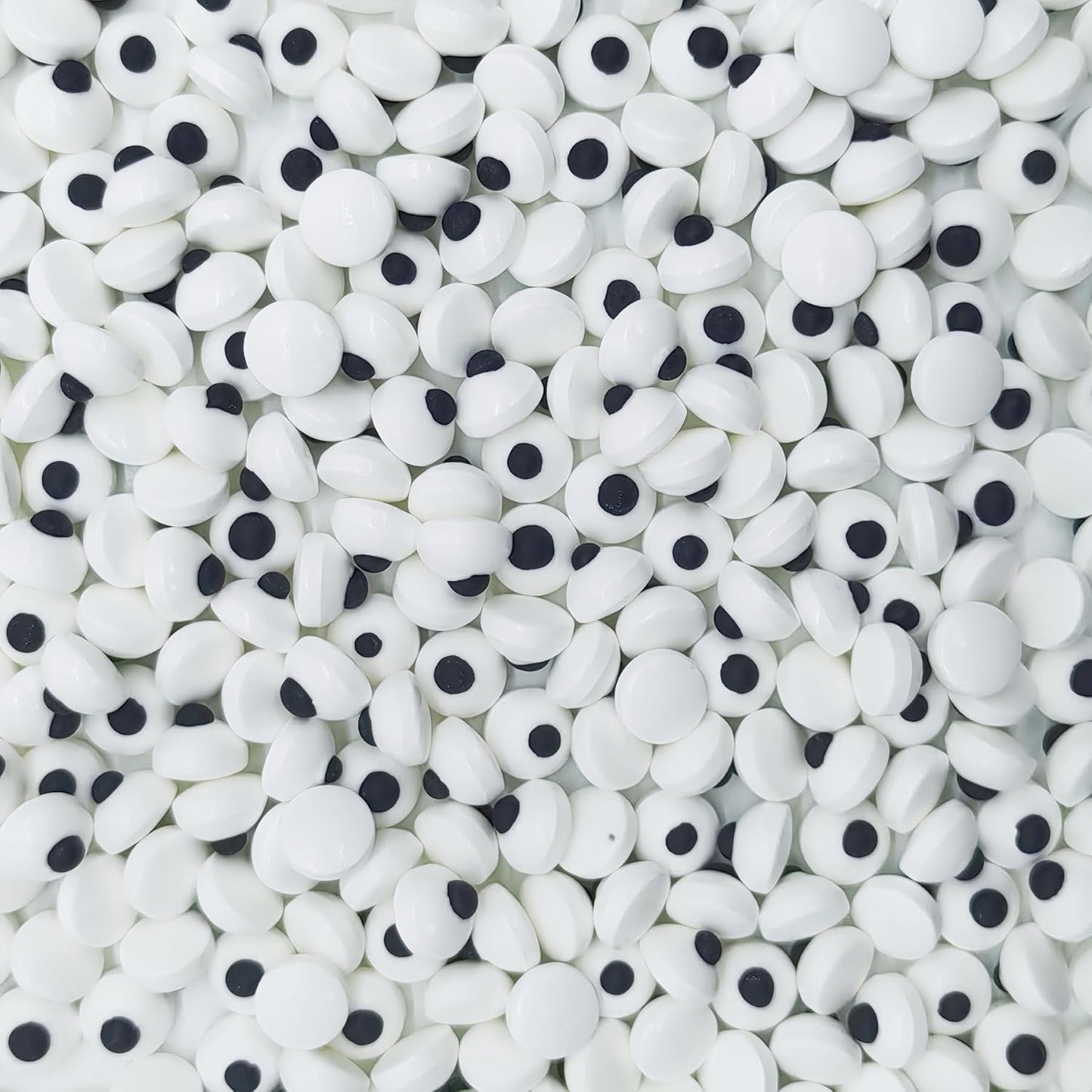 10mm Small Candy Eyes for Decorating Edible Candy Eyes Eyeballs Halloween Sprinkles for Cake Decorations, Baking, Ice Cream, Cookies, Cupcake Topper 3OZ
