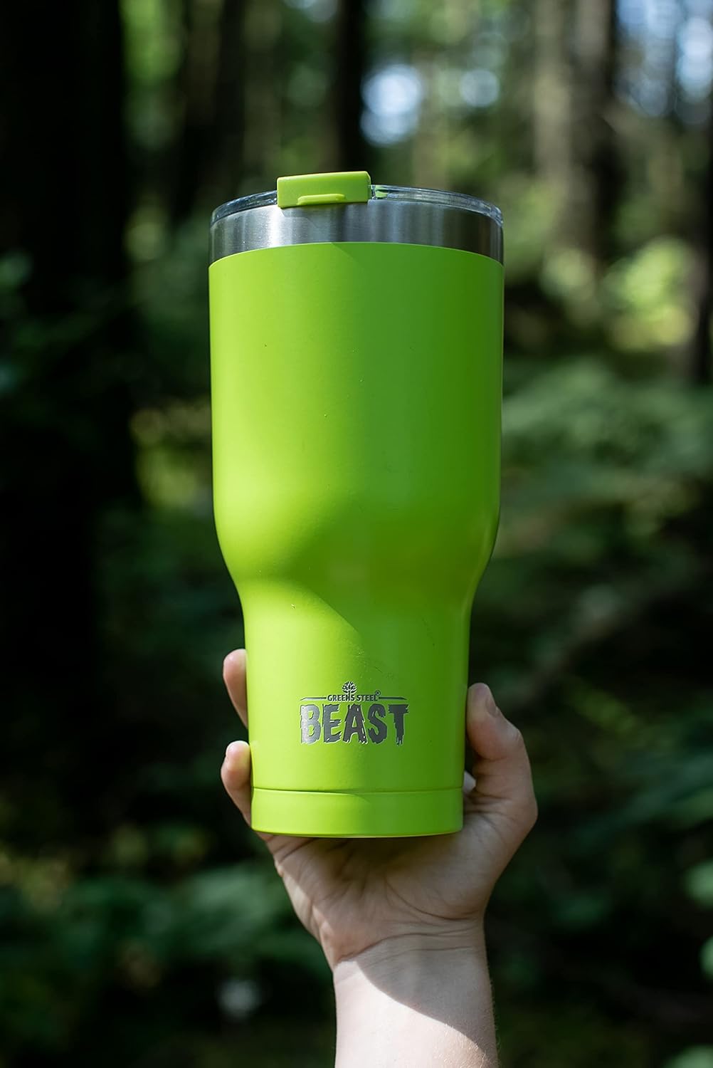 Beast 30 oz Tumbler Stainless Steel Vacuum Insulated Coffee Ice Cup Double Wall Travel Flask (Lemongrass Green)