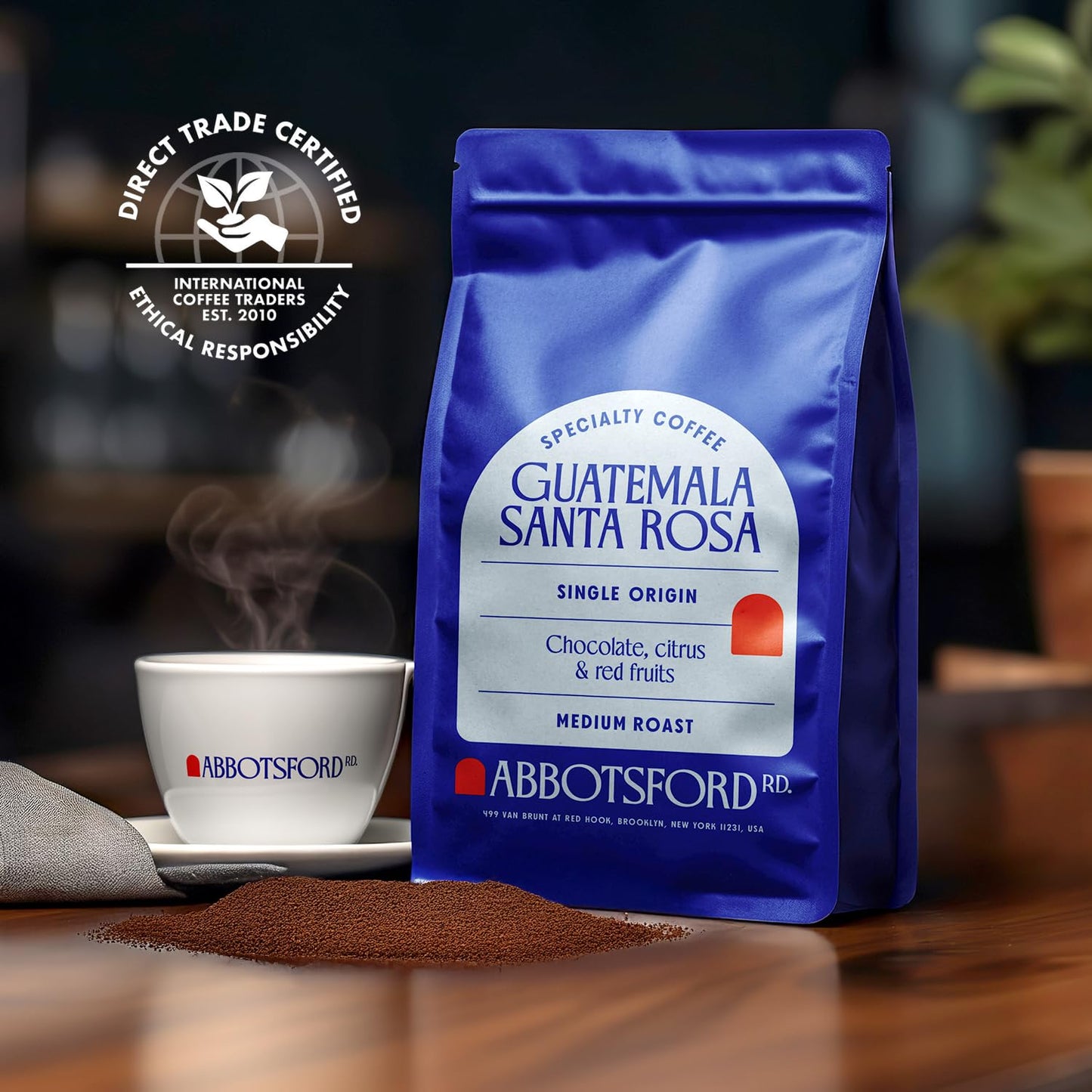 Guatemala Santa Rosa Ground Coffee Medium Roast, Holiday Flavored Coffee with Chocolate, Citrus & Red Fruit Notes, Specialty 12 oz Bag, Perfect for Coffee Lovers