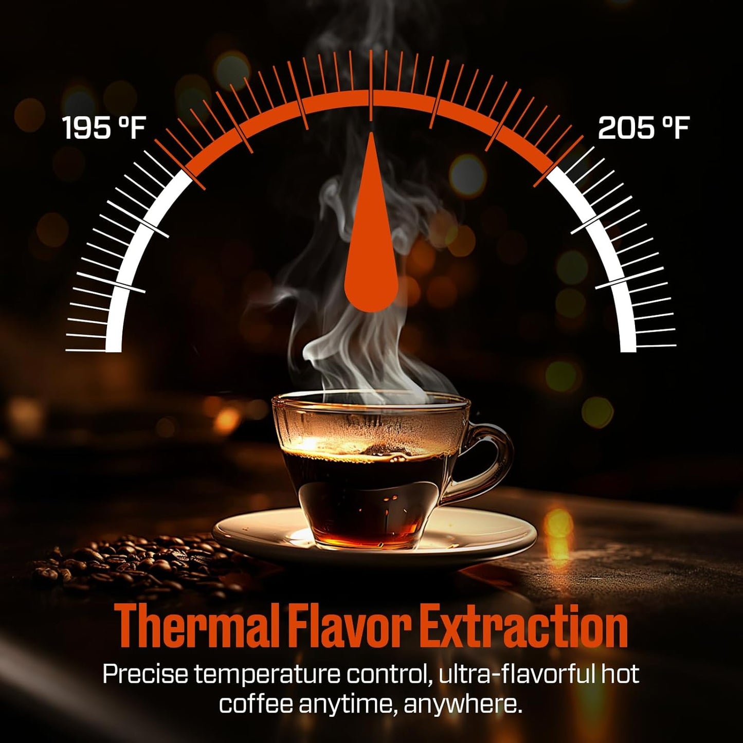 SENIX Coffee Maker, Portable Coffee Machine, 2-in-1 20V 5.0 Ah Battery, Charger & Power Cord, Compatible with K-Cups, Ground, Pods, 8oz Brew Size - for Travel, Camping, Job Site, RV, Home (CMX2-M4)